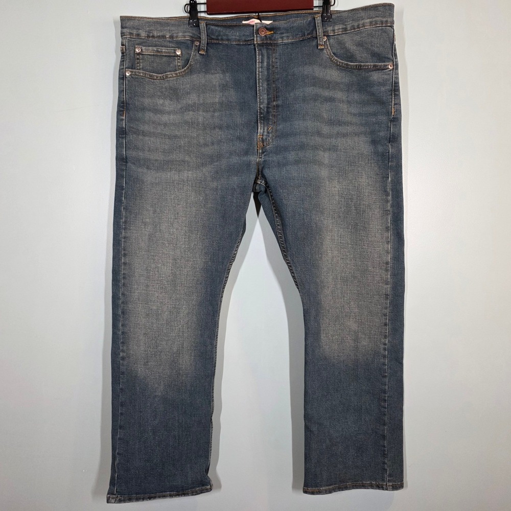 Signature by Levi Strauss Mens Straight Leg Jeans Blue 44x30 58988-0048